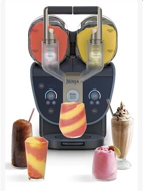 Ninja™ SLUSHi™ Twist Slushie Machine in blue, 10+ Servings